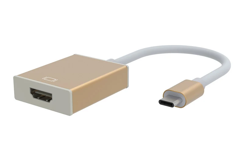 Новинка года USB3.1 Тип C для hdmy кабеля переходника цвета: золотистый, серебристый металлик, оболочки USB-C к HDMI 1080 P конвертер для vga кабель