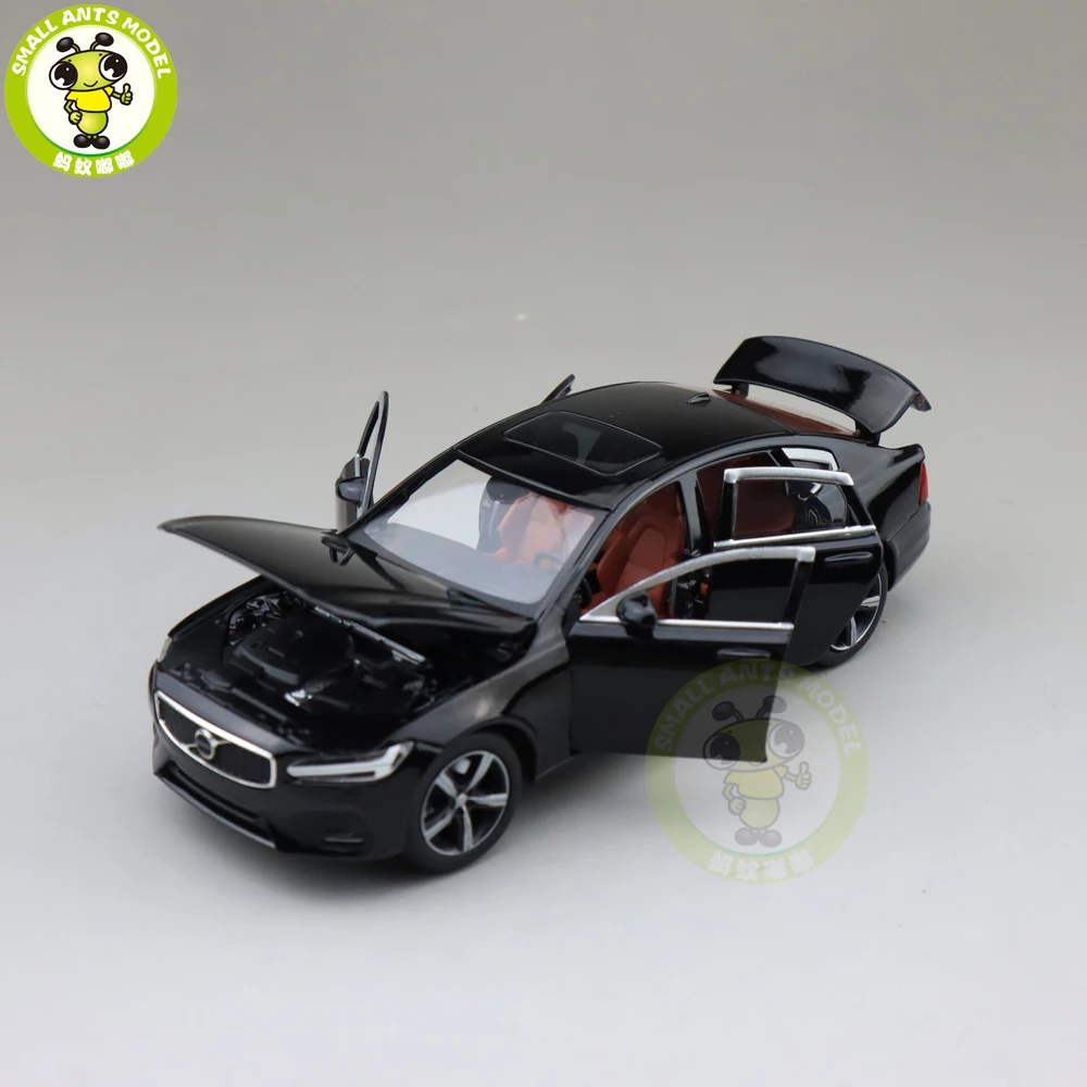 1/32 JACKIEKIM Volvo S90 амортизация версия литой модельный автомобиль игрушки для детей Подарки для мальчиков девочек