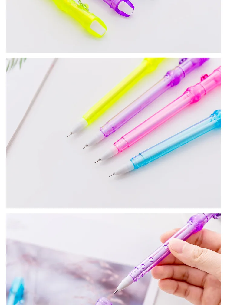 Creative flute modeling luminous pen holder neutral pens can whistle whistle pen, student reward small gift