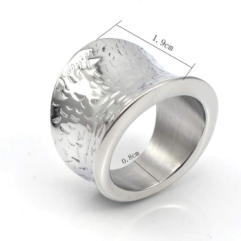 Кольцо неправильной формы в рок-стиле для женщин 316L нержавеющая сталь уникальный дизайн модное серебряное Подарочное кольцо для влюбленных