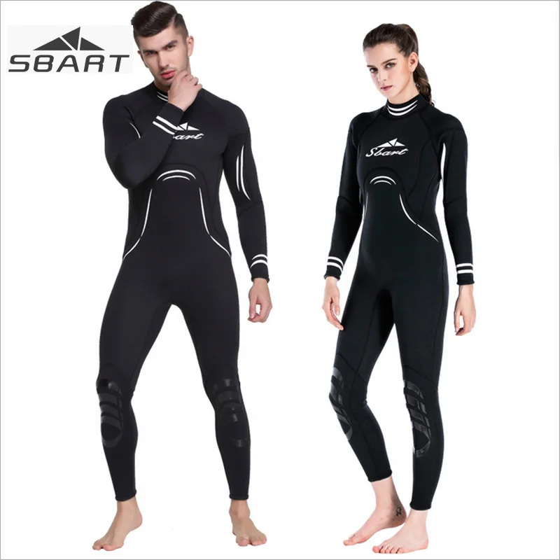 Sbart 3mm Neoprene Mergulho Wetsuit for Men Women Stinger Suit Jumpsuit