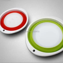 3 шт. удобный Рыбалка складной Блюдо Ванна живца корма блюдо Инструмент Размеры S, M, L Размер