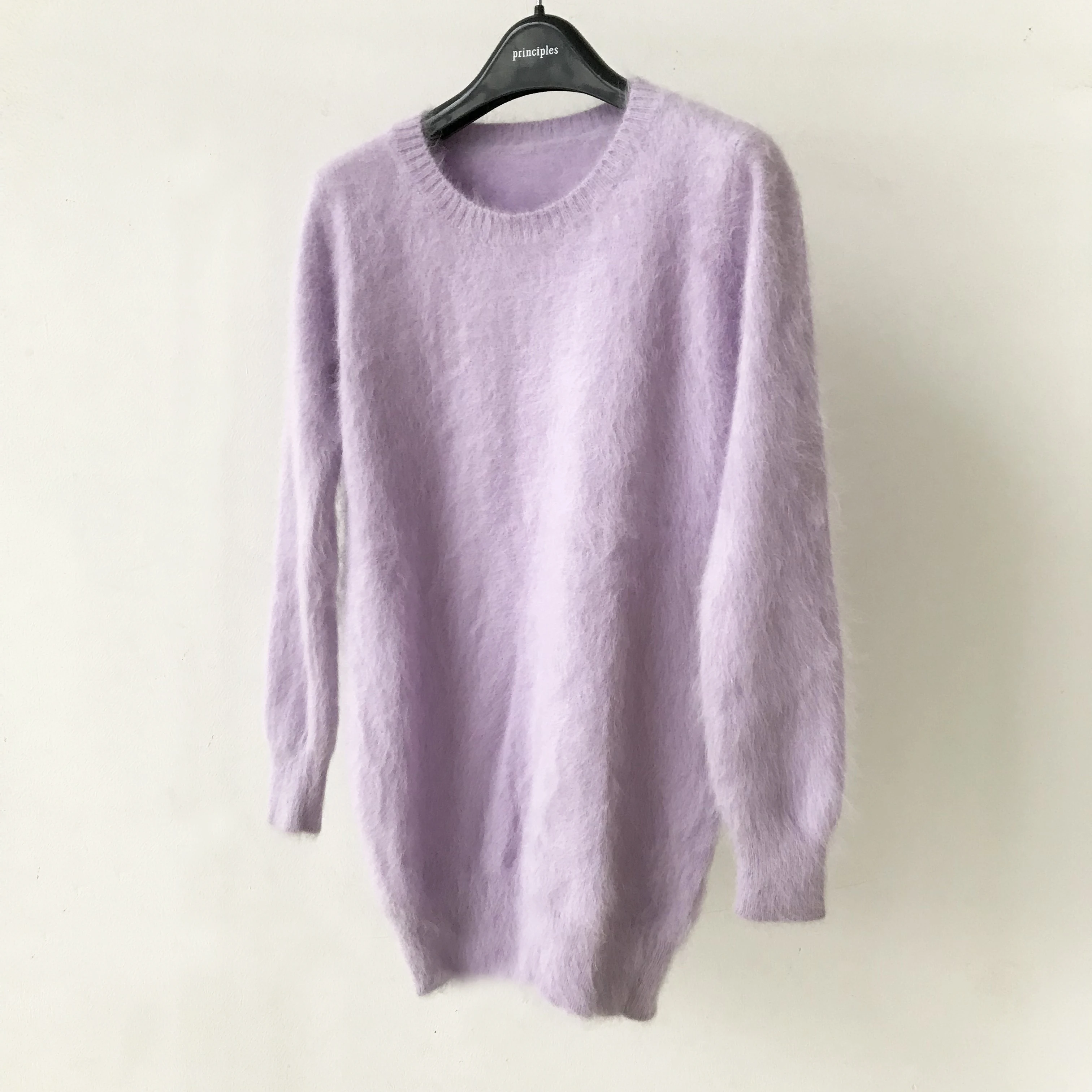 

Women Sweater Natural 100% Mink Cashmere Pullovers Long Coat Factory 40 Colors Plus Size Oversize Female Overcoat tsr539