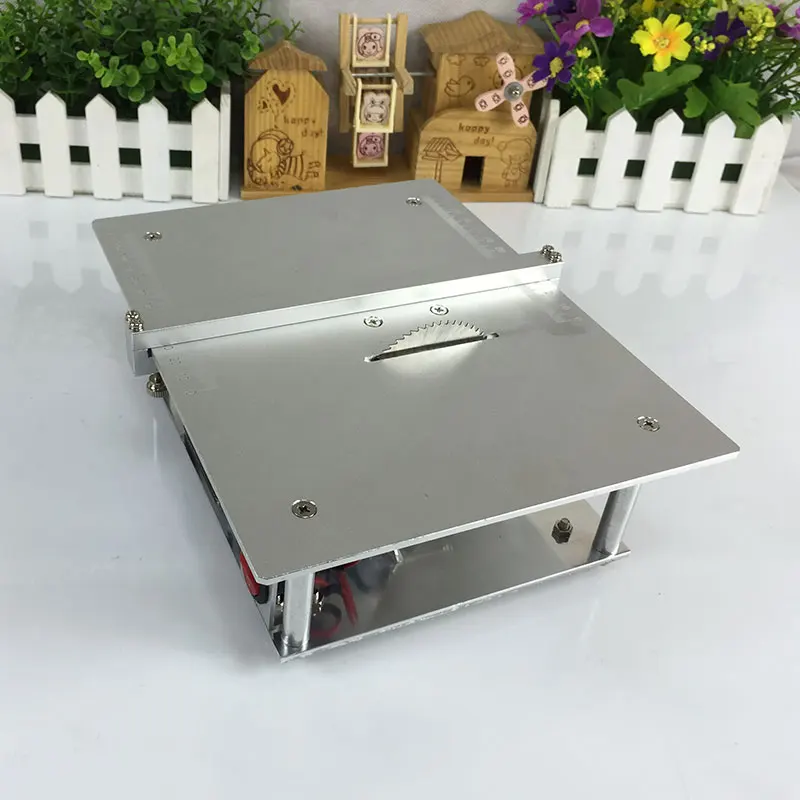 Micro Mini Table Saws Pcb Acrylic Cutting Machine Simple Metal Model Sawing Woodworking Saw Diy Tool