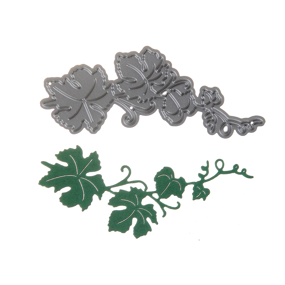 

Ufurty 8cm Grape Vine Metal Cutting Dies for Scrapbooking Stencils Embossing Paper Cards Crafts 2018 New Photo Decor