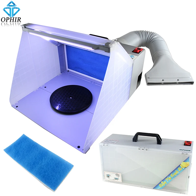 lumière LED pour filtre d/'extracteur de cabine de pulvérisation Kit de cabine de pulvérisation aérographe
