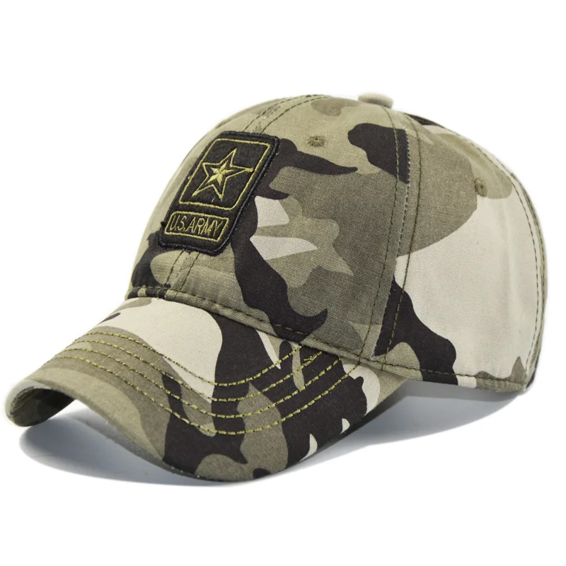 Camouflage Baseball Cap for Men US Army Force Tactical Hat CS Training