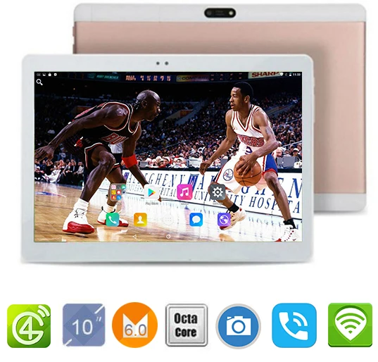 

DHL Free 10 Inch Tablet PC 3G 4G FDD Lte Octa Core 4GB RAM 64GB ROM Dual SIM 8.0MP Android 6.0 GPS 1920*1200 HD IPS Tablet 10.1