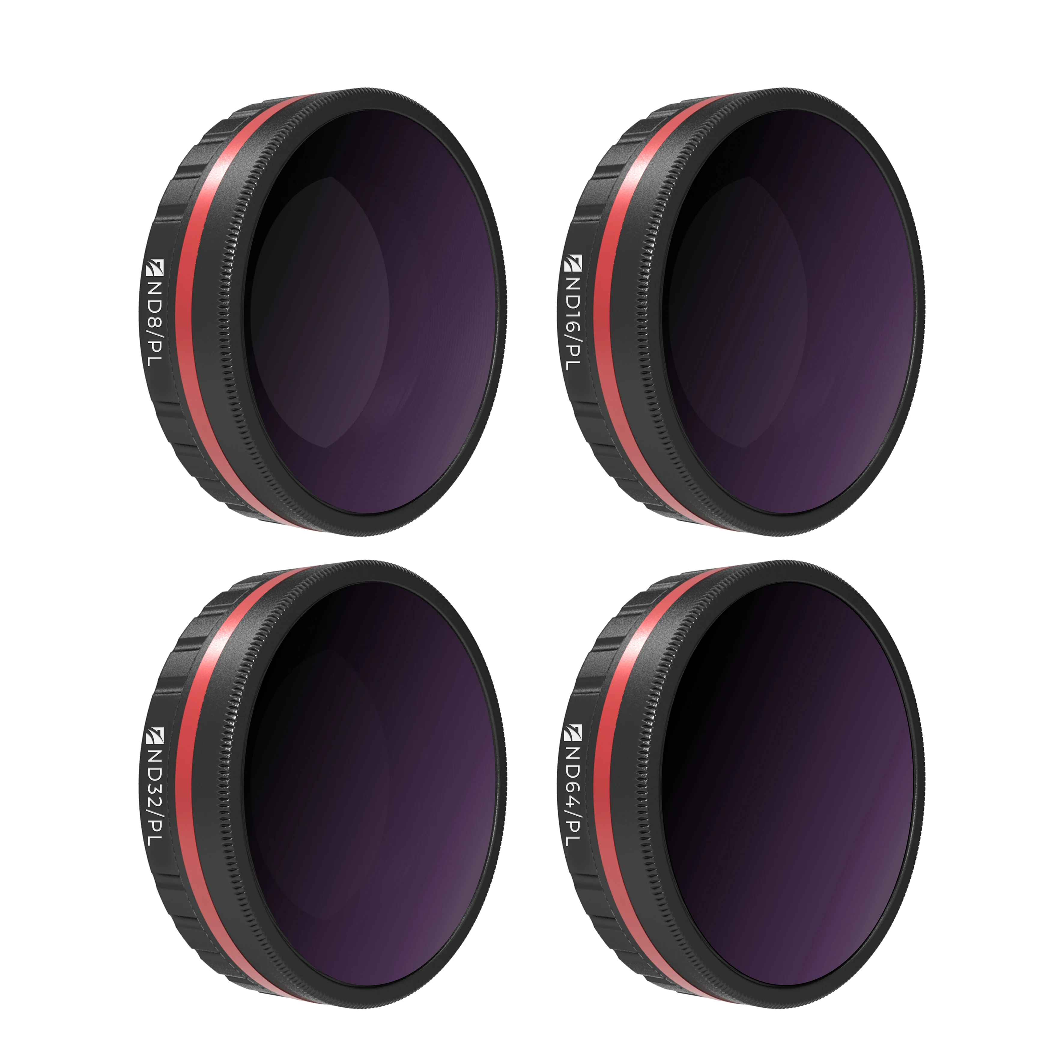 

Freewell Bright Day-4K Series – 4Pack ND8/PL, ND16/PL, ND32/PL, ND64/PL Camera Lens Filters for DJI Osmo Action Camera