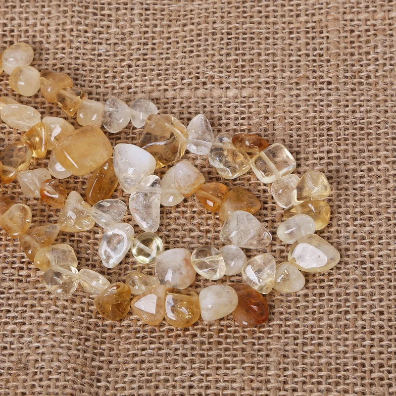 7-11mm 38cm/str Approx 58pcs Natural Straight Hole Stone Natural Stone Chips Beads For Jewelry Making Necklace Bracelet DIY