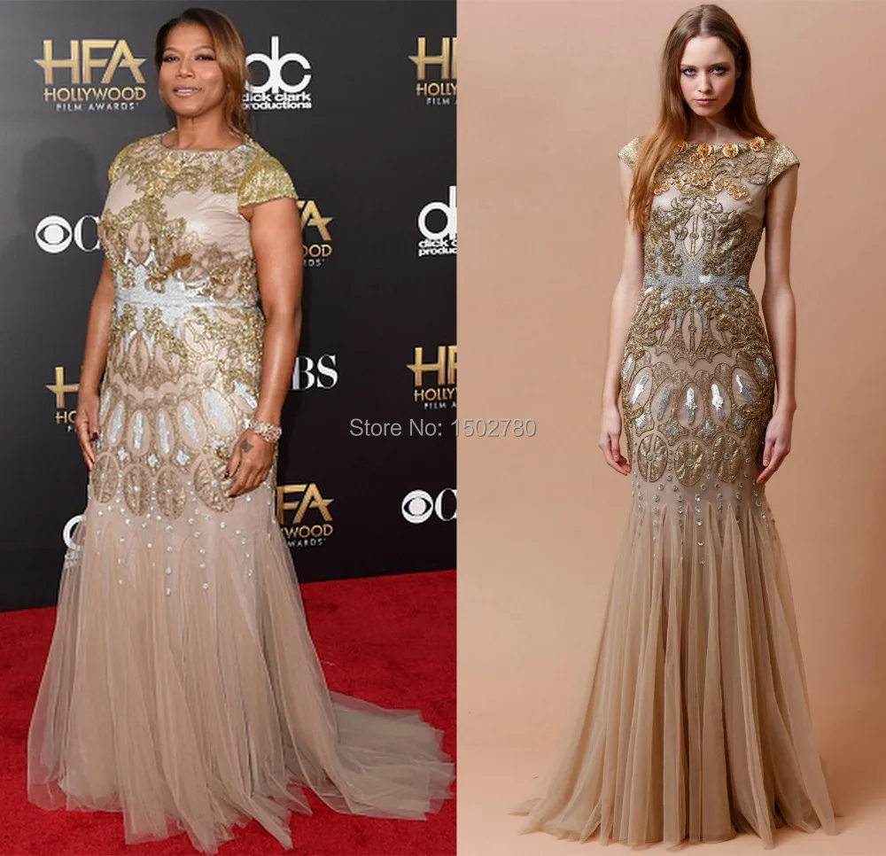 queen latifah oscar dress