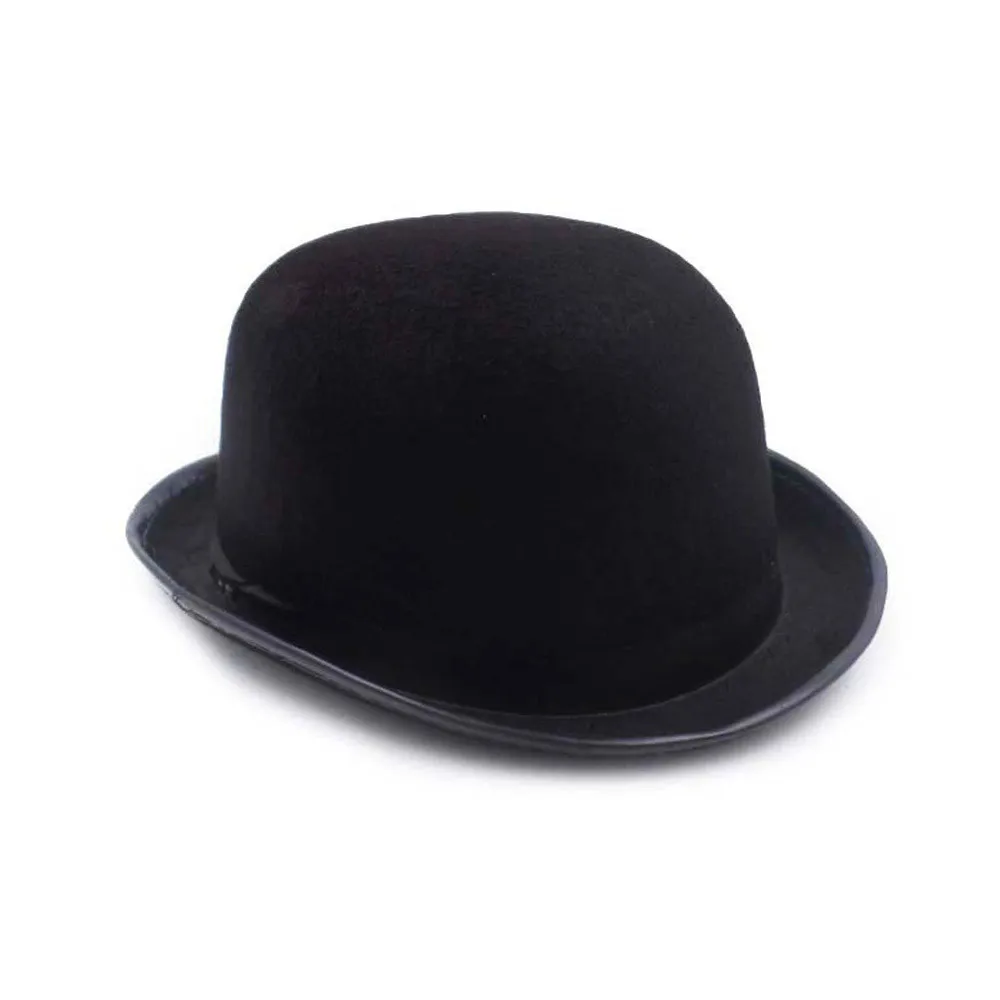 KLV модная джазовая шляпа осенне-зимняя мужская английская джинсовая черная Повседневная шляпа винтажная шерстяная шляпа модная шапка cappello tesa larga uomo