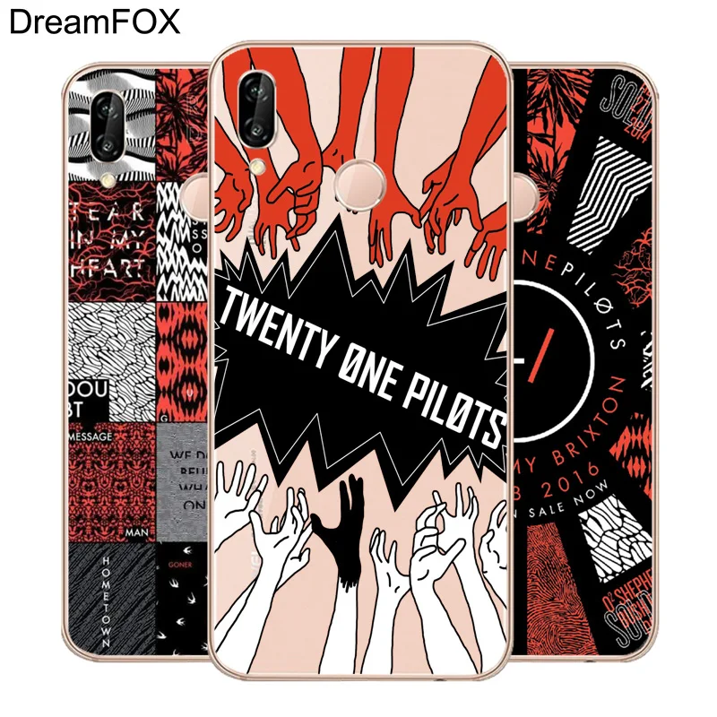 DREAMFOX L552 Twenty One Pilots Мягкий ТПУ силиконовый чехол для huawei Honor 6A 6C 7X9 10 P20 P30 Lite Pro P Smart |