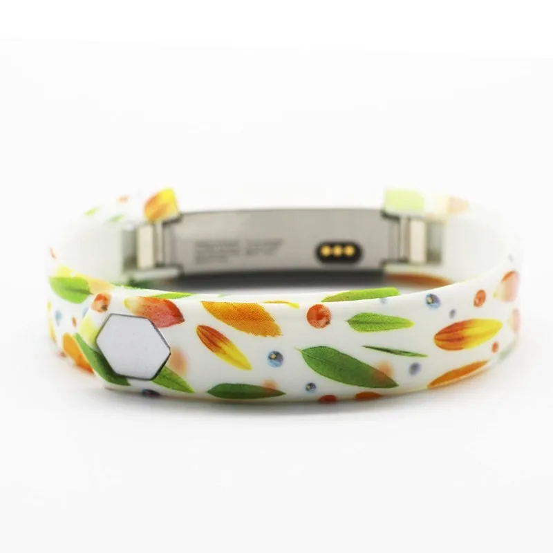 Patterns Large & Small Silicone Fitbit Alta Wristbands Sports Smart DIY Watch Bands Bracelet Strap Replacement in 20 Colors (12)