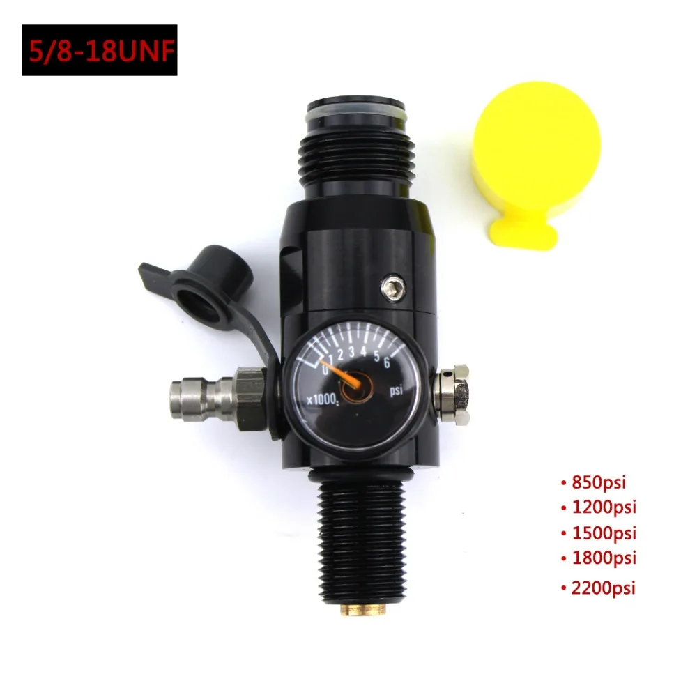 PCP Paintball Airsoft HPA Tank Regulator Valve 5/8 18 UNF Thread