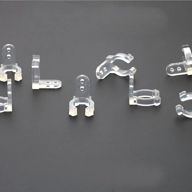 

Round LED Strip Transparent Clip Connector Optic Fiber Light Cable Clip Connector Neon Light Install Clip for diameter 11-13mm