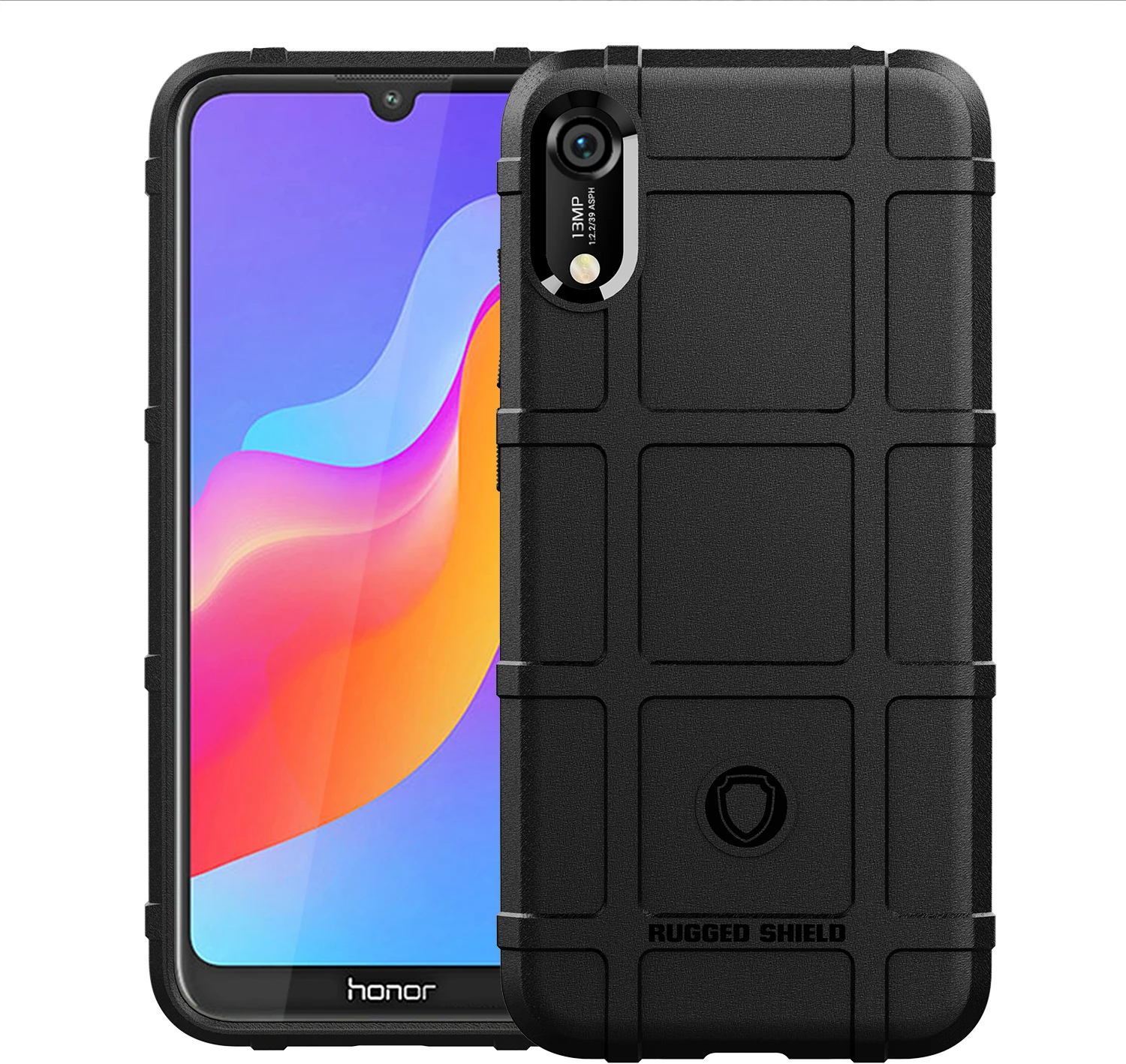 Силиконовый чехол из углеродного волокна для телефона Huawei Honor Play 8A Прочный