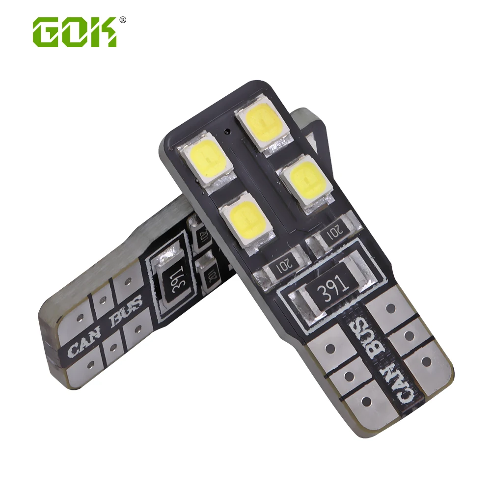 10 шт./лот Canbus T10 8smd 2835 Светодиодный Автомобиль светильник Canbus W5W t10 светодиодный canbus 194 2835 SMD ОШИБОК белый светильник лампы