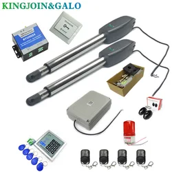 Actionneur linéaire pour ouvre porte automatique de CC 24V AC 220V, engrenage à vis sans fin, (cellules photoélectriques, lampe, bouton, gsm, clavier en option) 