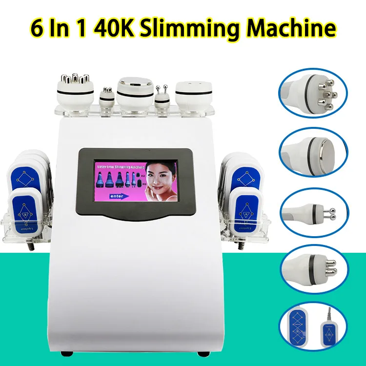 

NEWEST !!! 40k Ultrasonic liposuction Cavitation 8 Pads lipo Laser Slimming Machine Vacuum Skin Care Salon Spa Equipment CE/DHL