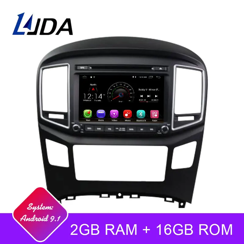 

LJDA Android 9.1 Car dvd player for Hyundai H1 Grand Starex 2016 2017 Car Radio GPS Navigation Stereo Multimedia WIFI Auto Audio