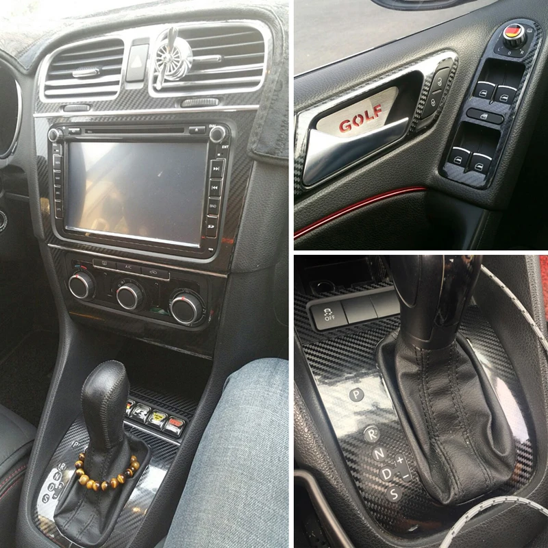 Для Volkswagen VW Golf 6 GTI MK6 R20 внутренняя Центральная панель управления дверная ручка из
