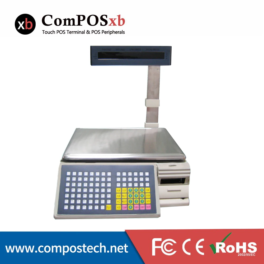 عالية الجودة ميزان إلكتروني مع طابعة باركود مقياس ميزان طباعة قباضات الاسعار للسلع Aa-5d عالية الجودة ميزان إلكتروني مع طابعة باركود مقياس ميزان طباعة قباضات الاسعار للسلع Aa-5d