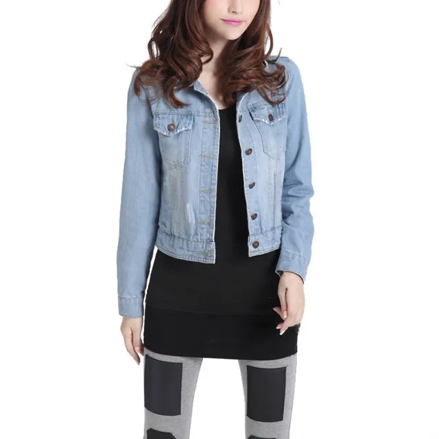 women fashion denim jacket plus size s 4xl vintage cropped short cropped jean jacket plus size