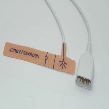 

10pcs/lot Compatible For Nihon Kohden DB 9Pin Disposable Spo2 Sensor Adult/Neonate Use Pulse Oximeter Probe PVC 1M