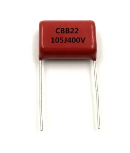 

10PCS CBB22 Capacitor 400V 105J 1uF 400V/105J Pitch 20mm 22*14*7MM