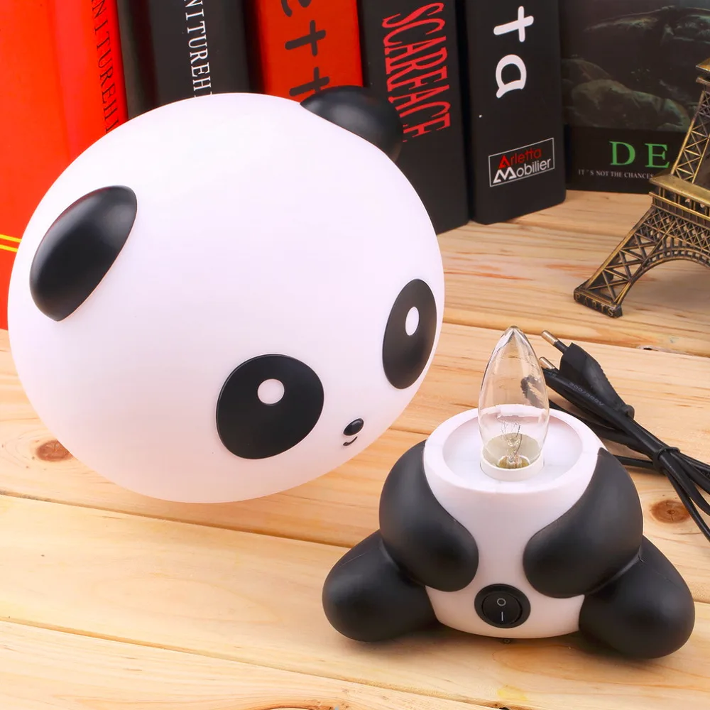 Luminaria novedad Lamparas Lampe Cute Panda Animal de la historieta luz de la noche, niños mesa de escritorio lámpara dormir noche led regalo de la lámpara Luminaria novedad Lamparas Lampe Cute Panda Animal de la historieta luz de la noche, niños mesa de escritorio lámpara dormir noche led regalo de la lámpara