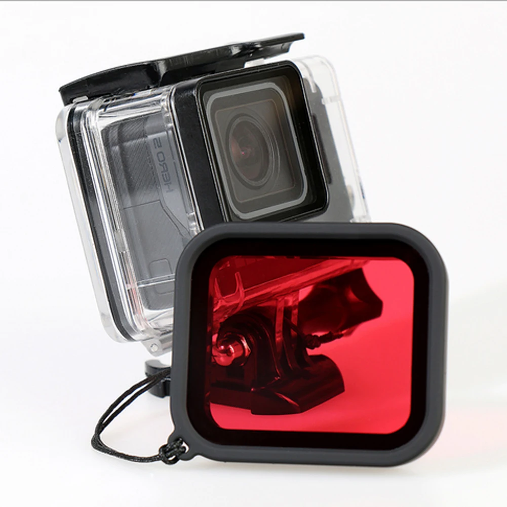 

Top Quality 1Pcs Underwater Diving Filter Lens Cover Filter for GoPro Hero 5 Camera accessory