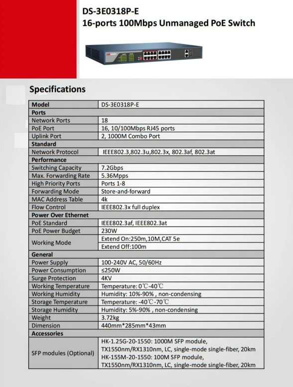 100 Мбит/с неуправляемый 4 8 16 24 порт POE коммутатор питания по Ethernet сетевой адаптер питания Plug and Play 4kv Защита от перенапряжения металл