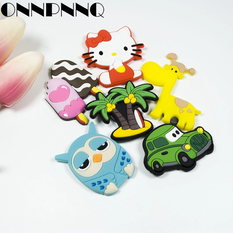 5pcs Fridge For Home Decoration Green Cartoon Refrigerator