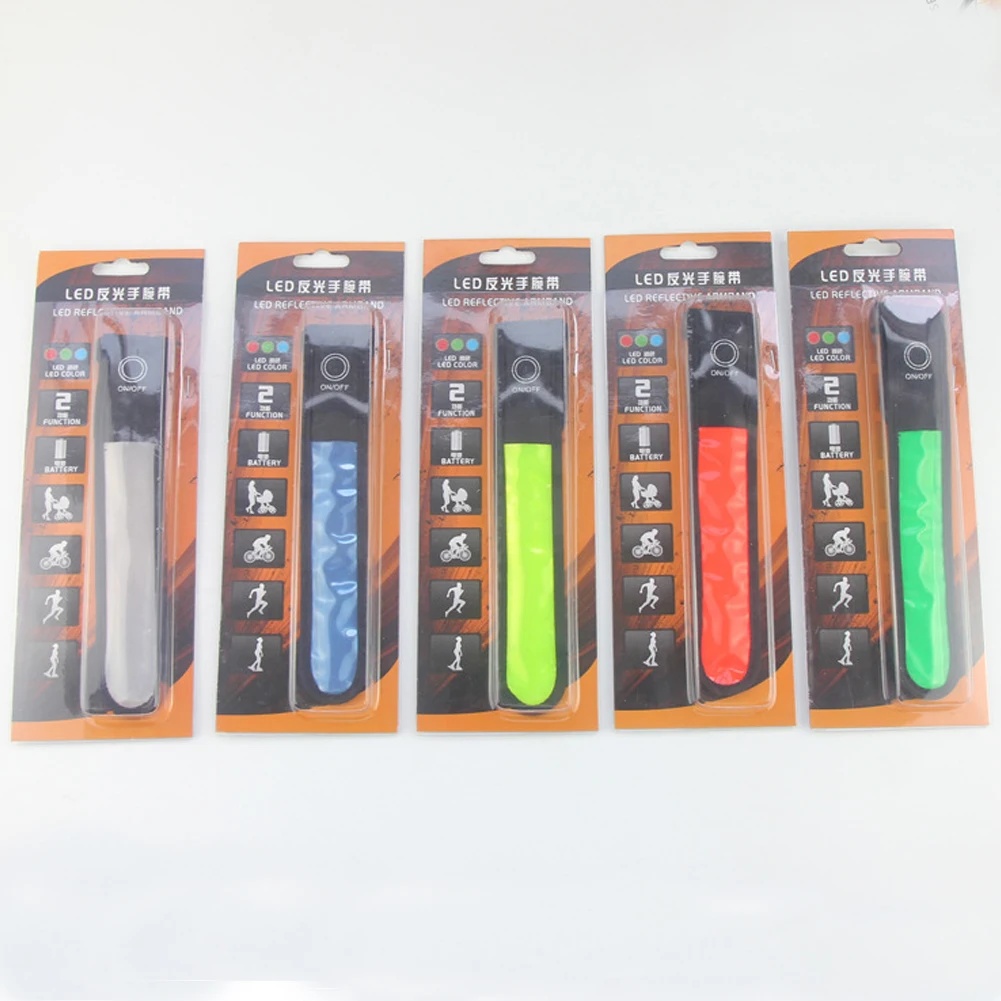 Cheap 1Pc Reflective Safety Belt Arm Strap Night Cycling Running LED Armband Light Flash cycling wrist bracelet #16 4 Cheap 1Pc Reflective Safety Belt Arm Strap Night Cycling Running LED Armband Light Flash cycling wrist bracelet #16 4