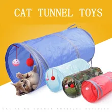 Кошачьи туннельные игрушки для игрушечная кошка котенок интересные товары для домашних животных нейлоновые интерактивные игрушки для кошек шары граммы котят