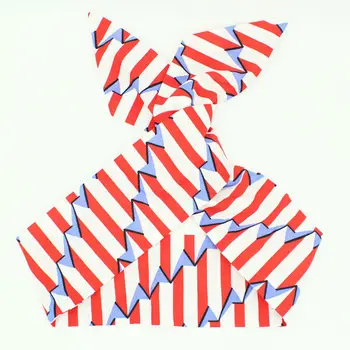 

Vintage Stripe 50s Style Rockabilly Pin Up Bandana Headband Hairband Accessories Bow Rabbit Ear