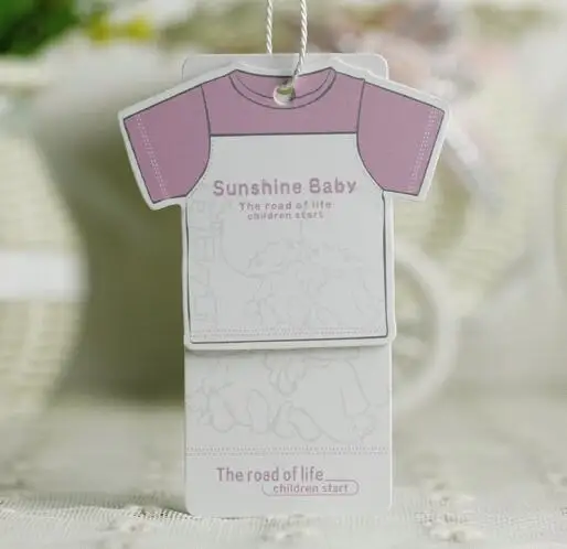 customized kids clothing hang tags 