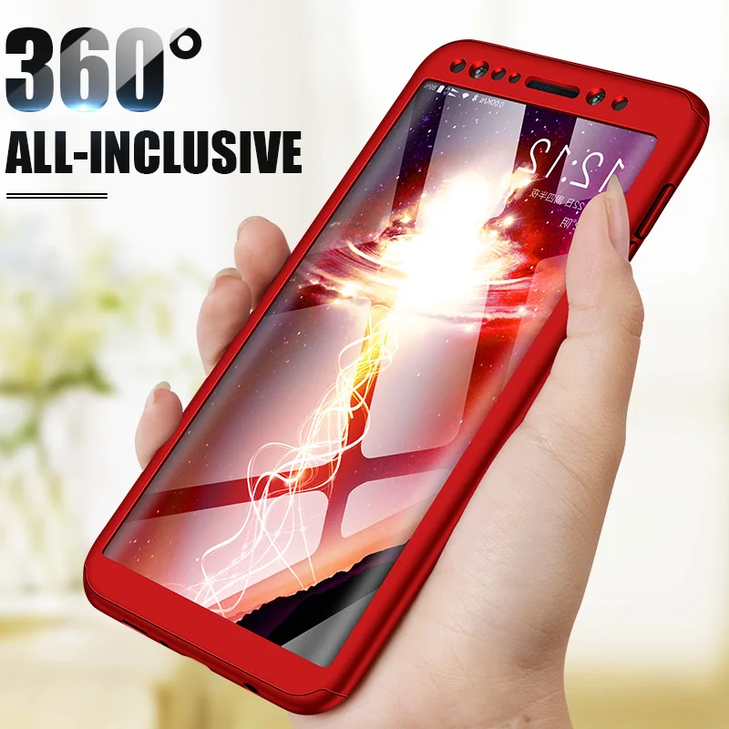 ZNP 360 Full Cover Phone Case For Samsung Galaxy S8 S9 S10 Plus S10E Hard PC Protective Cases For Samsung Note 8 9 S7 Edge Case