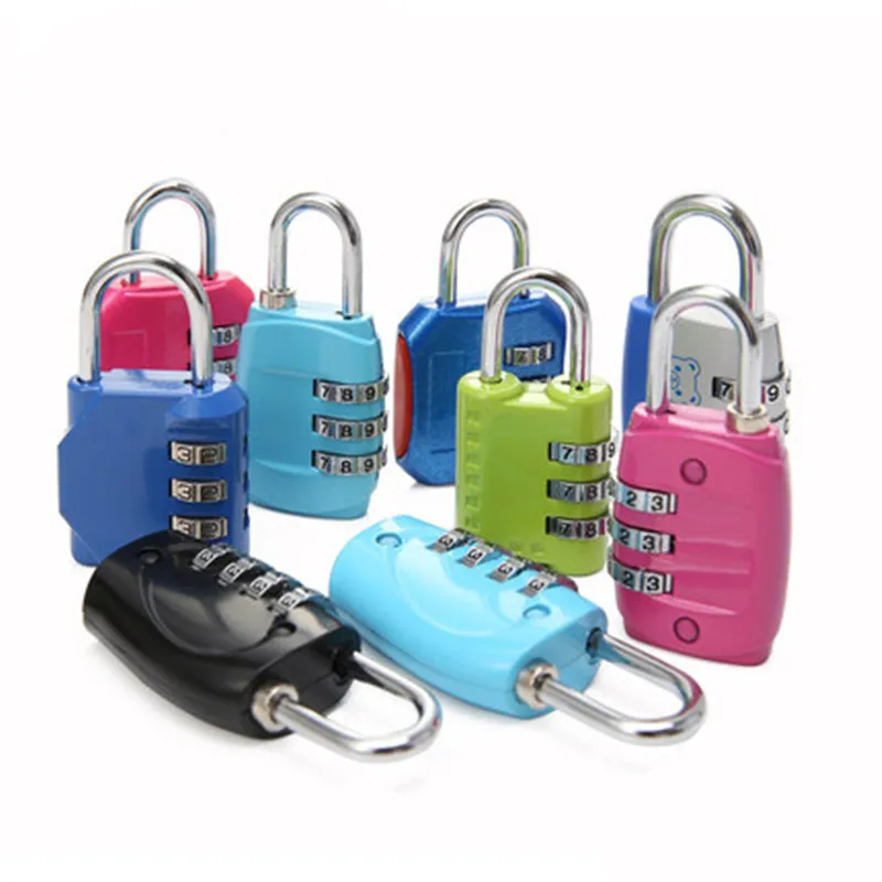 Professional 3 digit Metal digital password lock Zipper Bag Backpack
