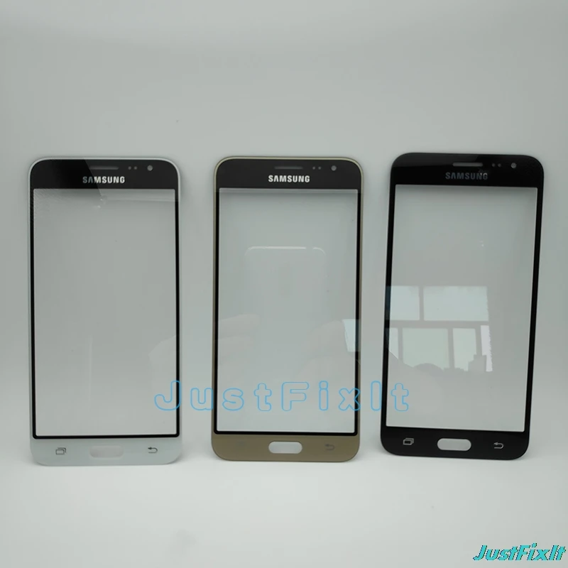 10 шт./лот для samsung Galaxy J3 2016 J320F J320 J320FN ЖК-дисплей переднее стекло крышка внешнее
