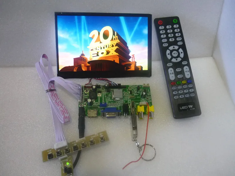Raspberry pie 7 дюймов hd vehicle DYI show Suit N070ICG - LD1/LD4 IPS 1280x800 HDMI + VGA 2 av USB можно воспроизводить