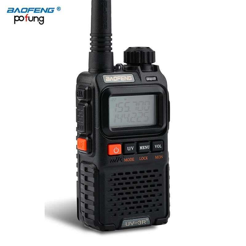 Baofeng UV-3R плюс мини двухканальные рации CB Ham УКВ радио станции трансивер Boafeng Amador Communicator Woki токи ручной