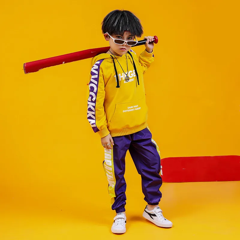 Kids Letter Hoodie Tops cotton children sport suits Dance Costumes for Girls Teenage Girl Hip Hop Clothing 10 12 14 16 18 Years (3)