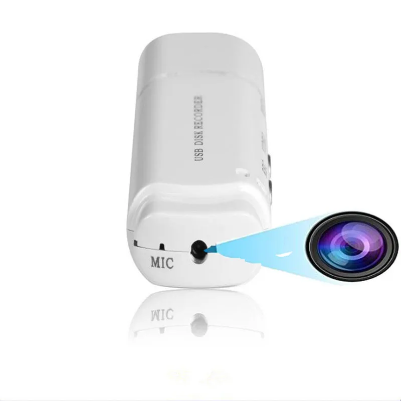 

Hidden Mini Camera Recorder USB Voice Recorder Dictaphone Micro Recording Mini DVR Black and White