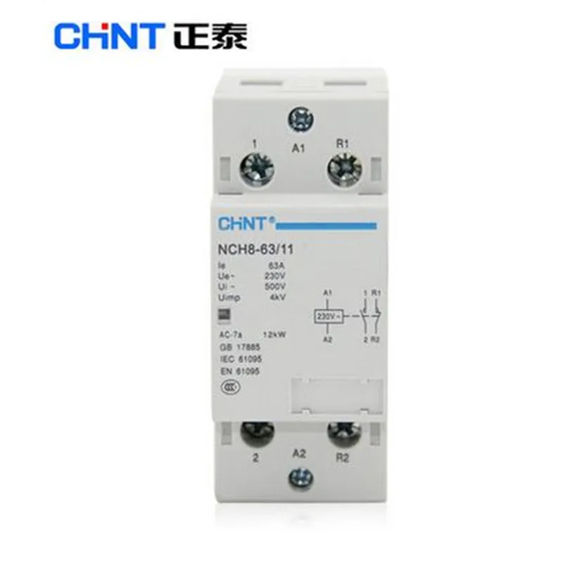 

CHINT NCH8-63/20 63A 230V 2NO Din rail Household AC Contactor