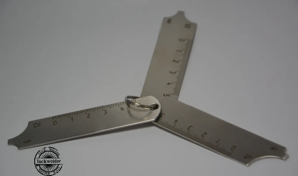 Three-Piece Key Set Inspection Welding Gauge Fit MIG//TIG//STICK Welding Test Gage