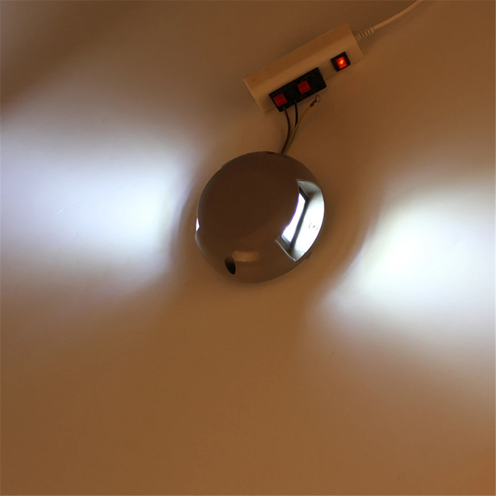 1/2 боковых светильник ing светодиодный подземный светильник 3 Вт, 4 Вт, лестницы напольный садовый светильник Dia120* H40mm IP67 настенный