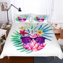 Bedding Set 3D Printed Duvet Cover Bed Set Pineapple Home Textiles for Adults Lifelike Bedclothes with Pillowcase #BL01