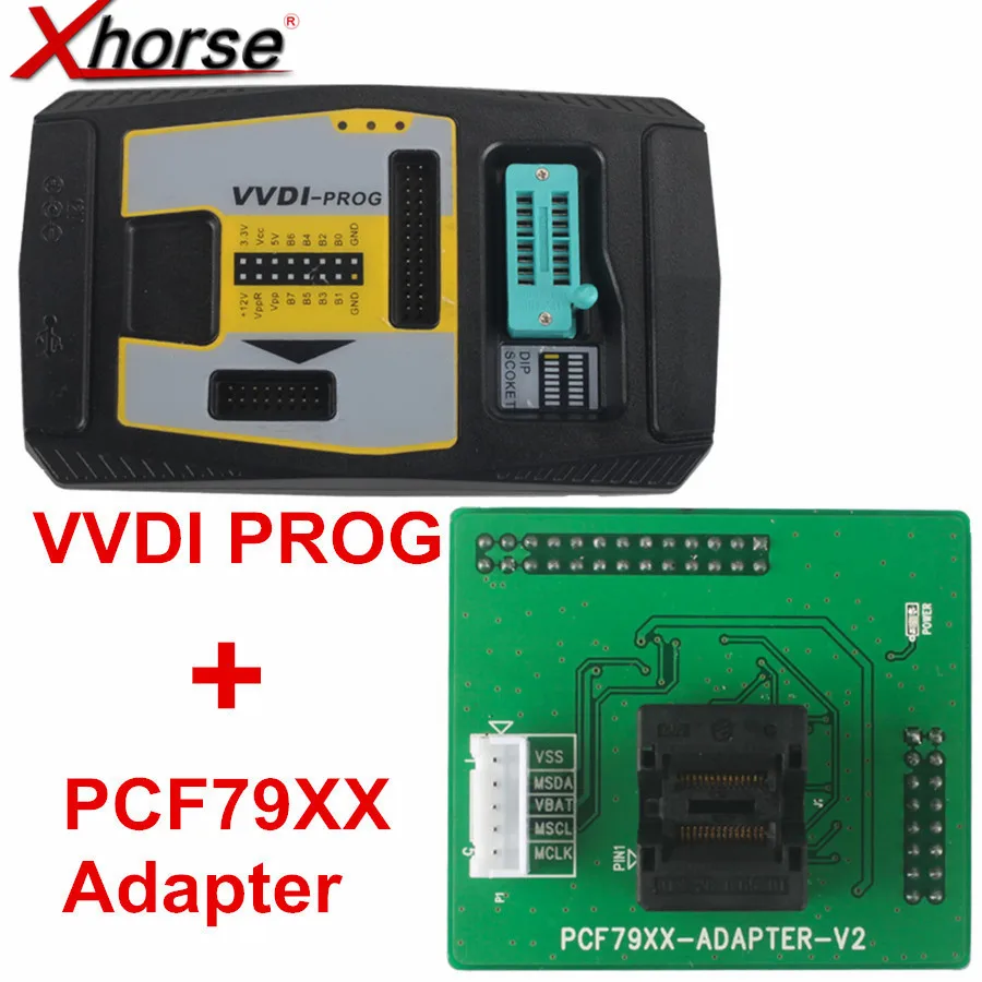 Original Xhorse V4.6.6 VVDI PROG Programmer Plus PCF79XX Adapter for VVDI PROG Programmer цена Original Xhorse V4.6.6 VVDI PROG Programmer Plus PCF79XX Adapter for VVDI PROG Programmer цены онлайн